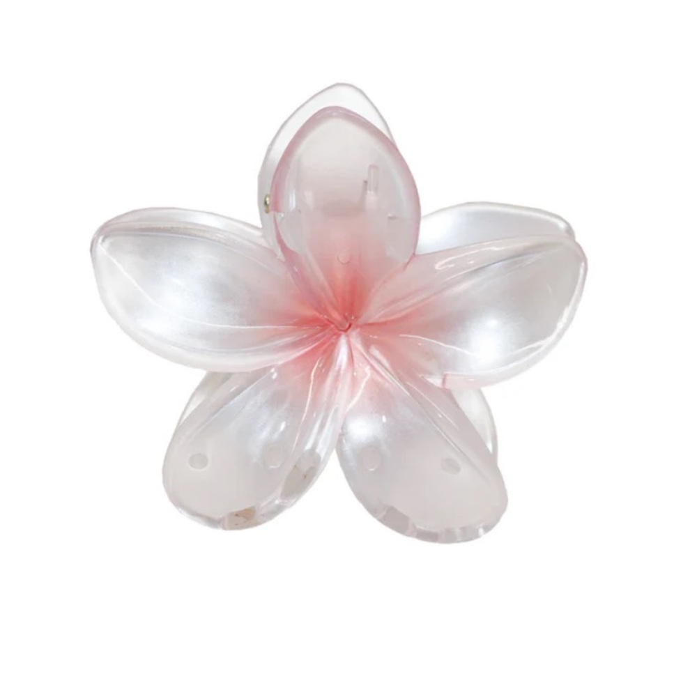 Emi Jay super bloom claw clip rose pearl
